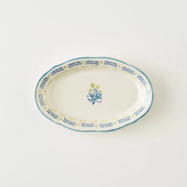 Liana Stoneware Oval Serving Platter