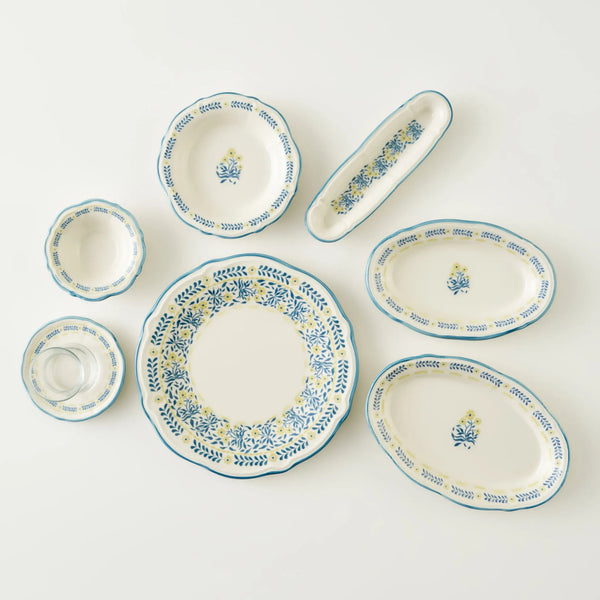 Liana Stoneware Oval Serving Platter