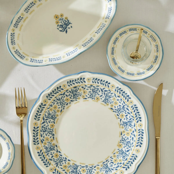Liana Stoneware Oval Serving Platter