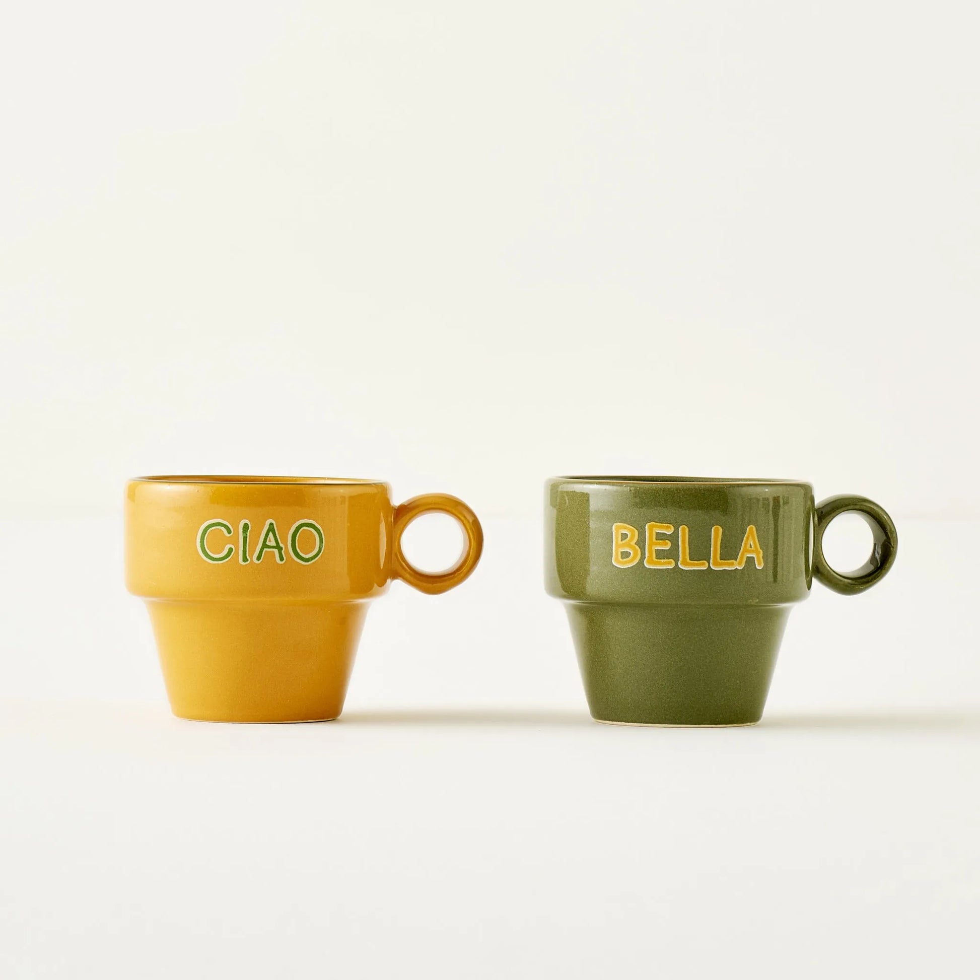 Line Ceramic Espresso Cup (Set of 2) detail view
