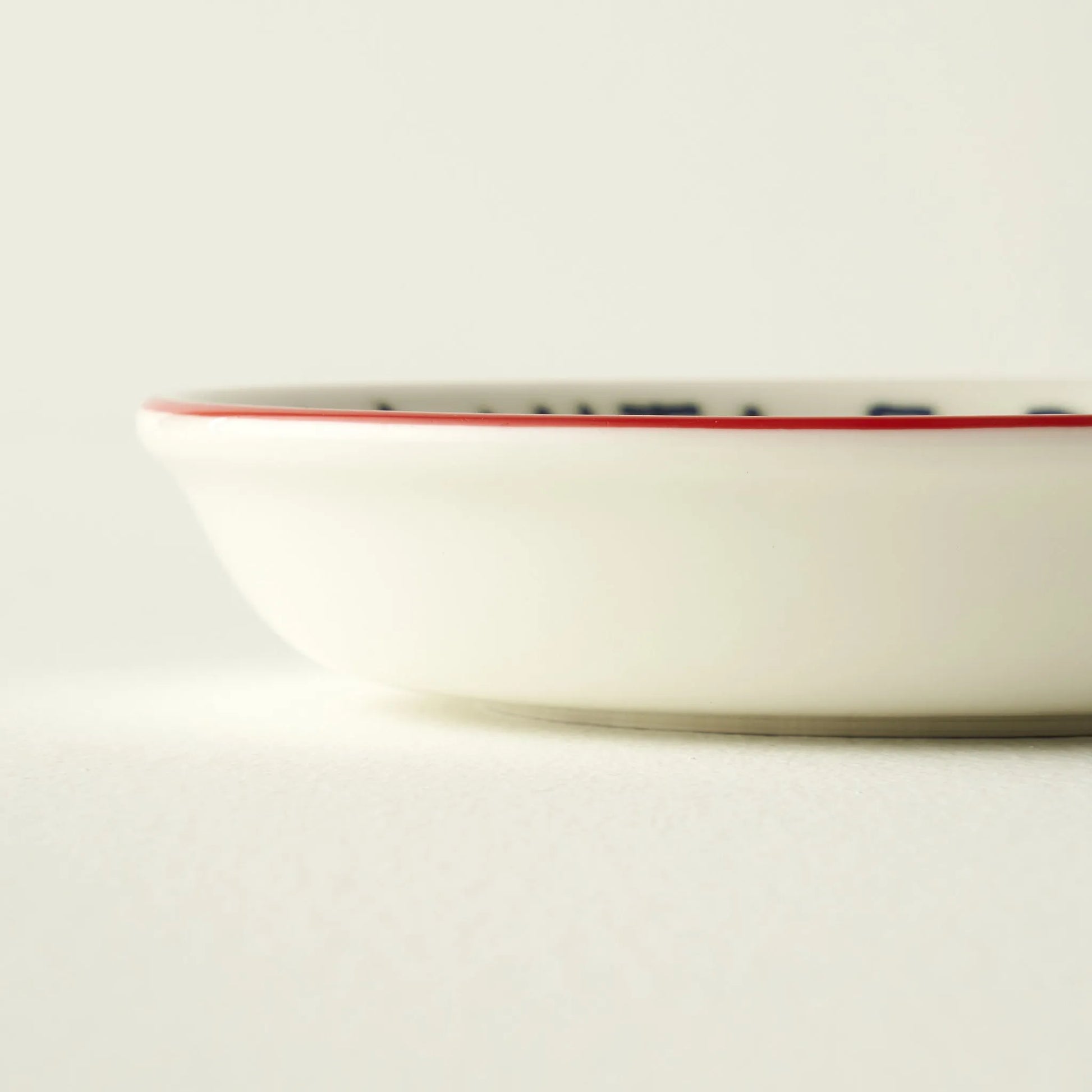 Line Large Porcelain Serving Bowl detail view