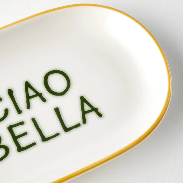Line Oval Porcelain Serving Platter