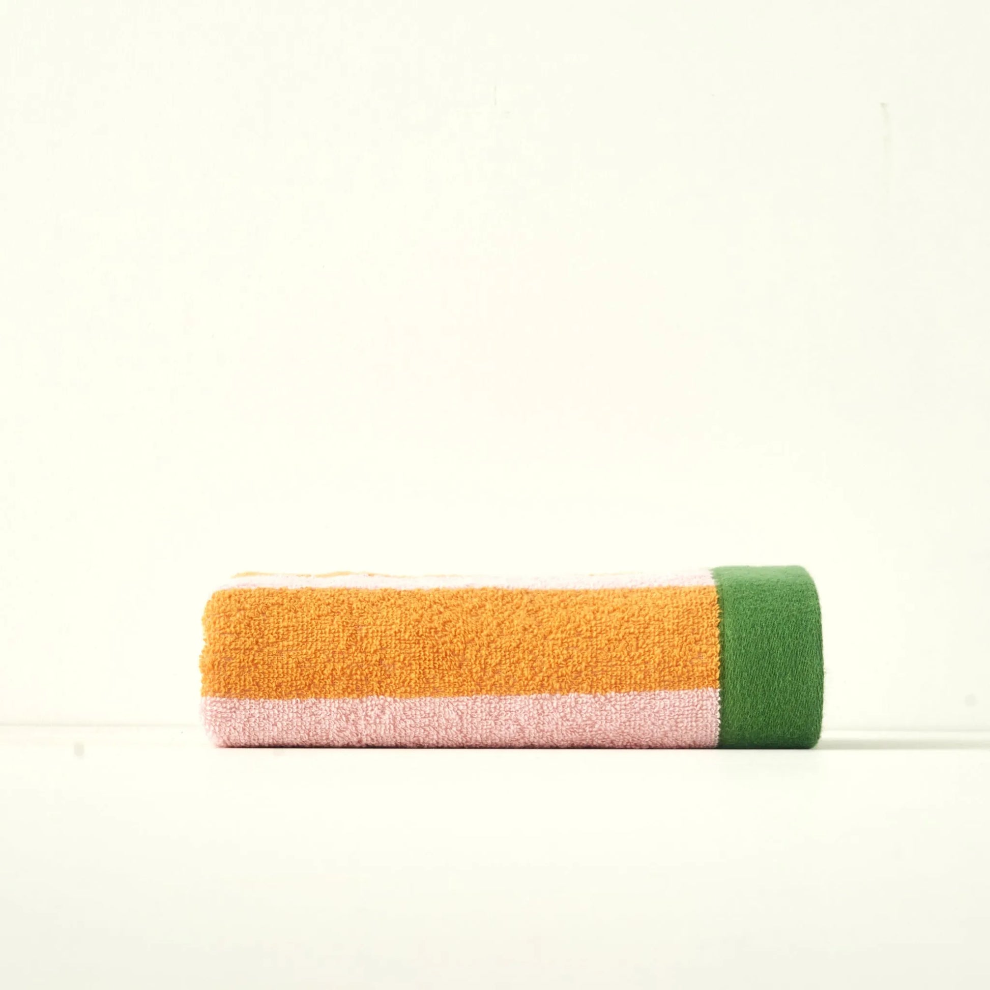 Line Striped Colorful Cotton Hand Towel texture detail