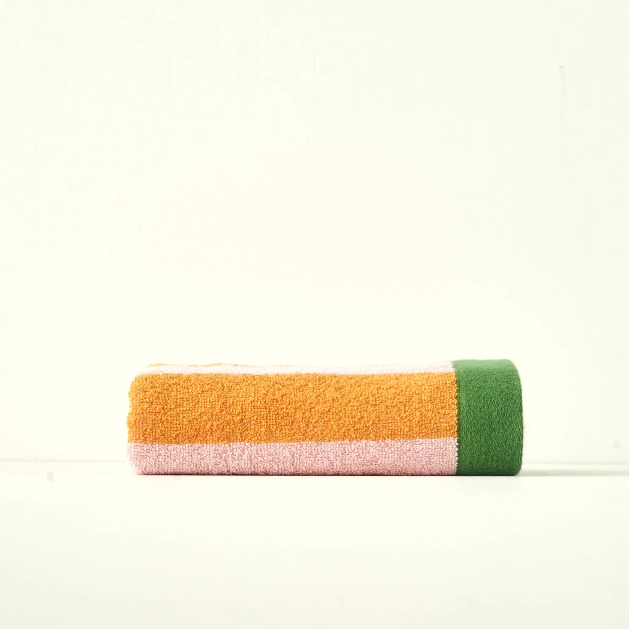 Line Striped Colorful Cotton Hand Towel texture detail