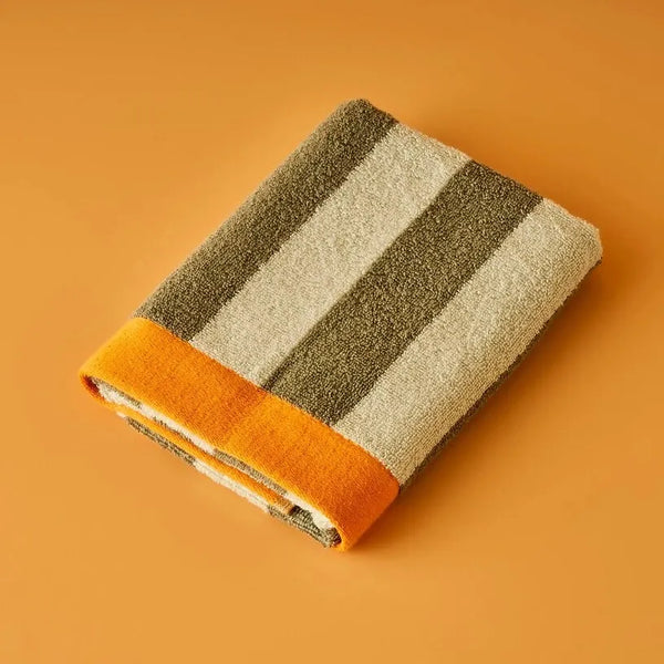 Line Striped Colorful Cotton Hand Towel