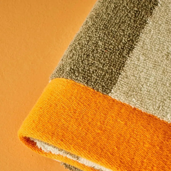 Line Striped Colorful Cotton Hand Towel