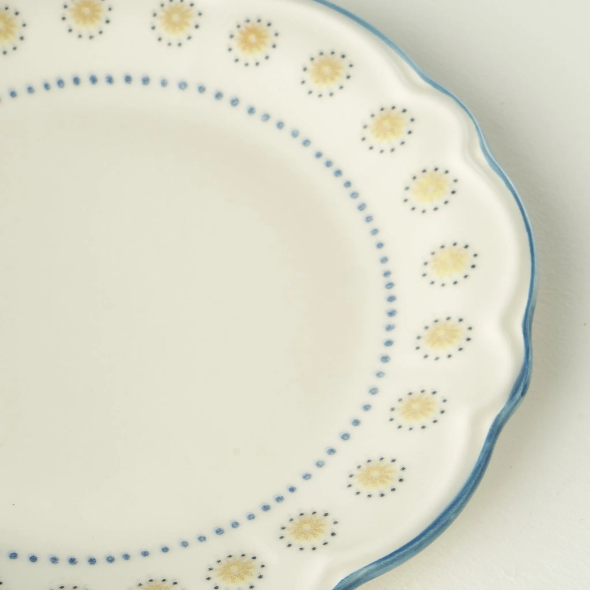 Mabel Stoneware Dessert Plate detail view