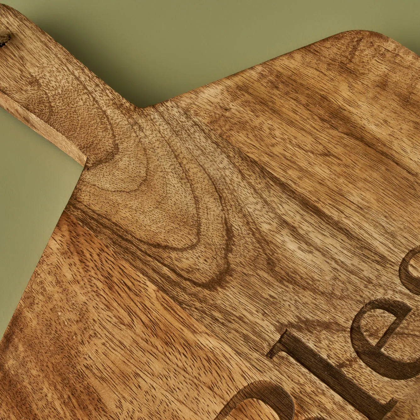 Marcia Mango Wood Serving Board detail view