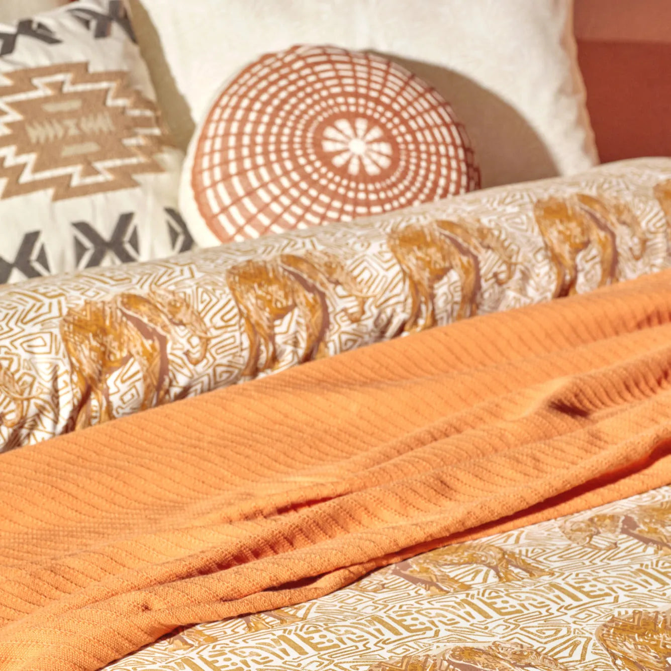 Marlin Cotton Sateen Duvet Set detail view