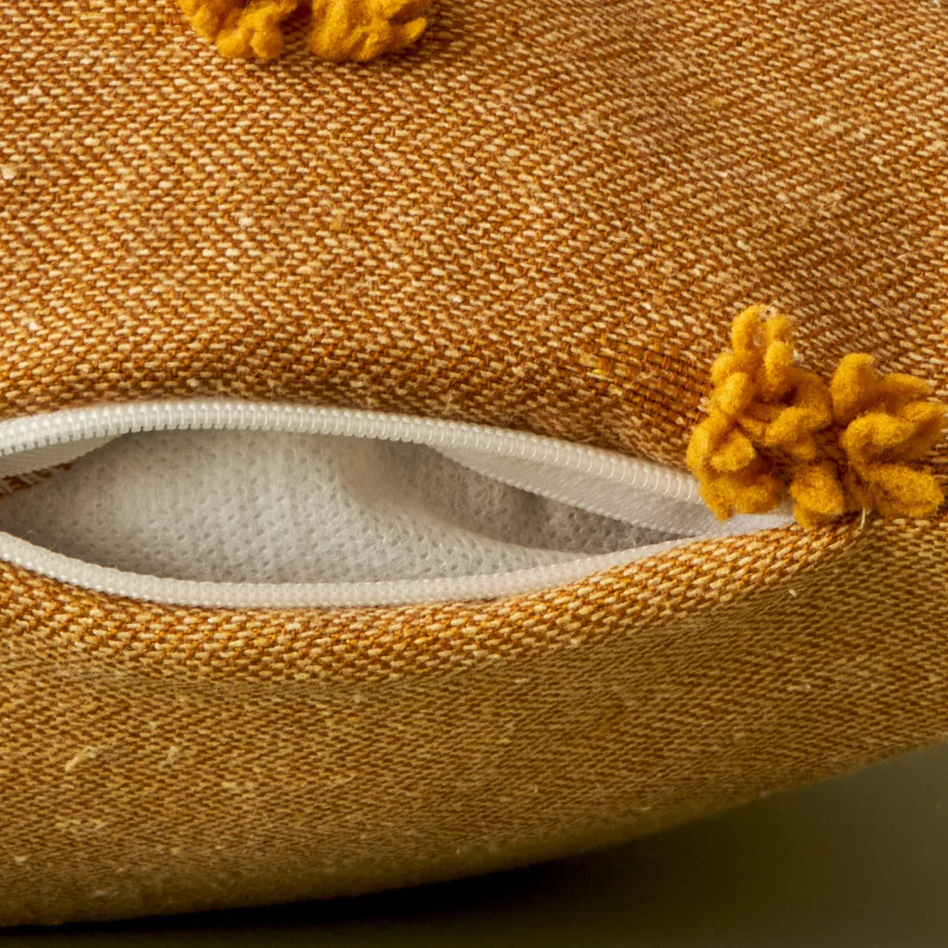 Maroc Cotton Dotted Throw Pillow texture detail