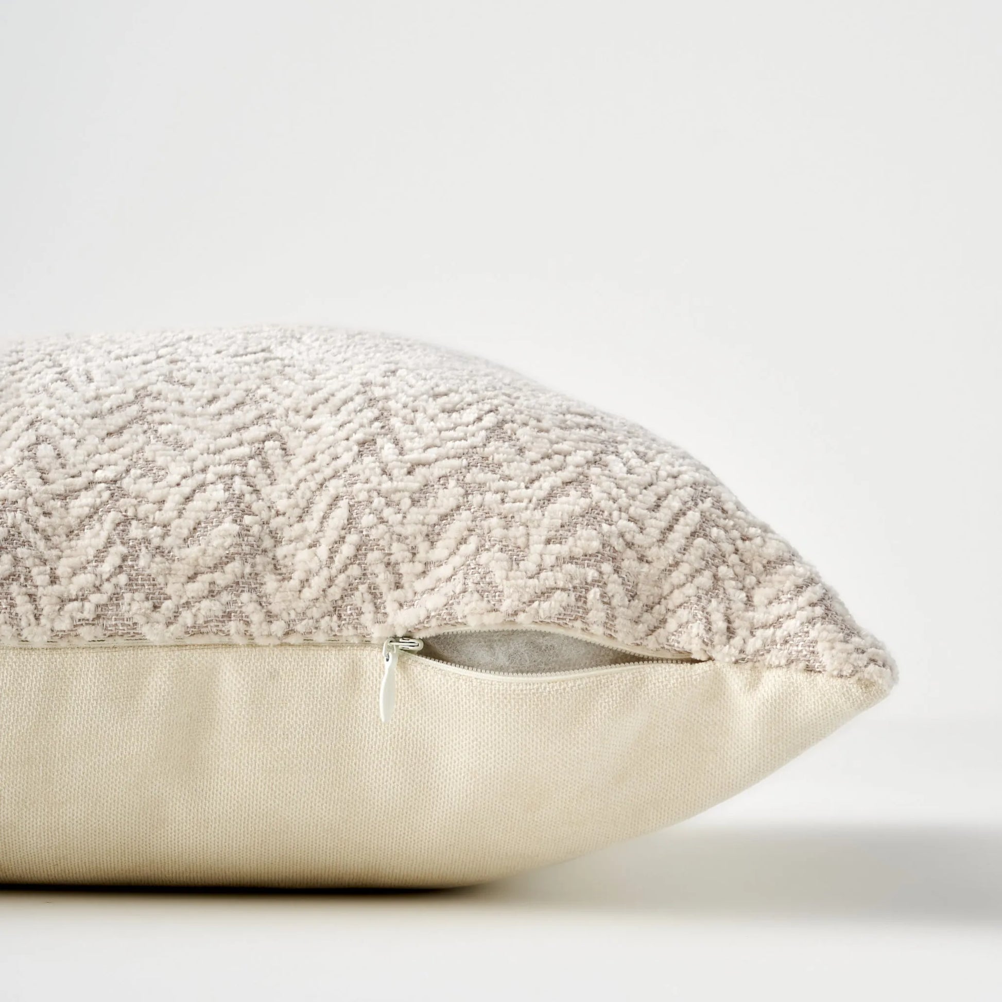 Marseille Textured Throw Pillow texture detail