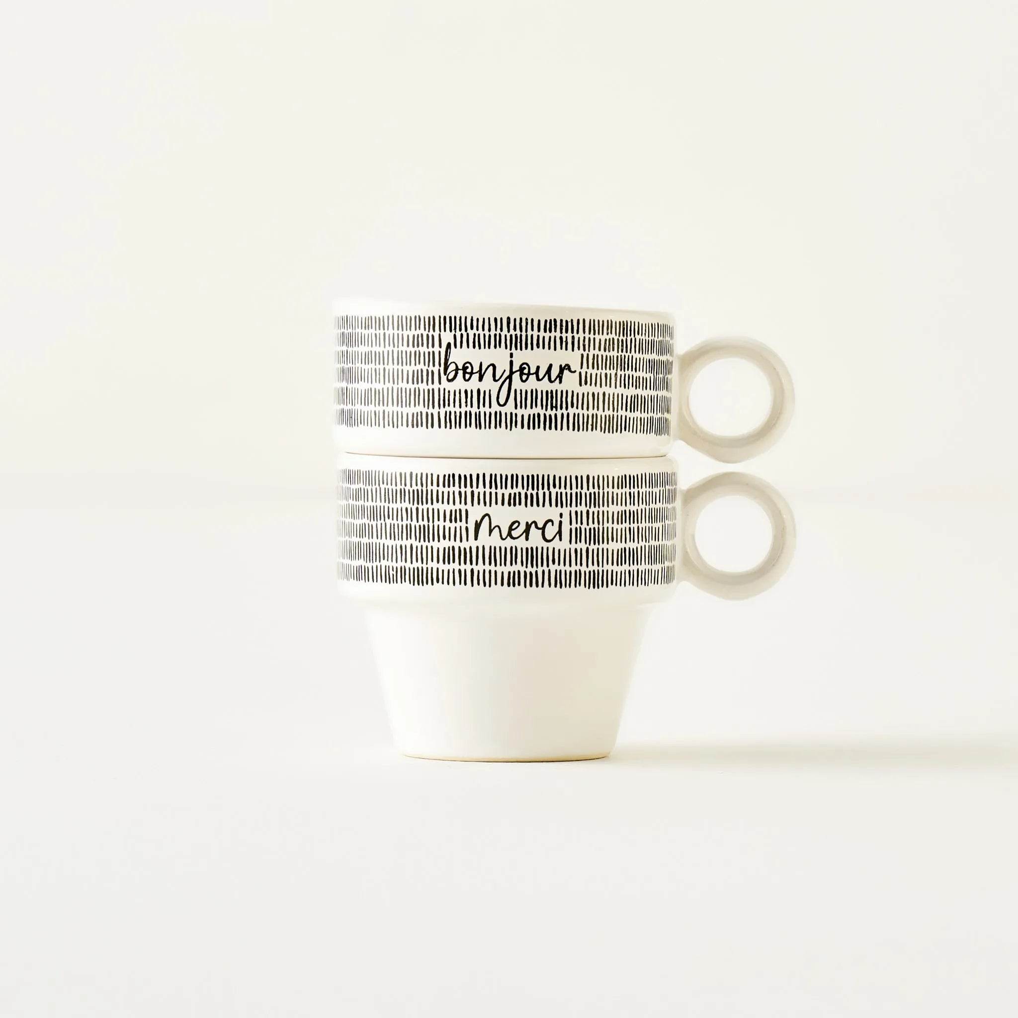 Merci Ceramic Espresso Cup (Set of 2)