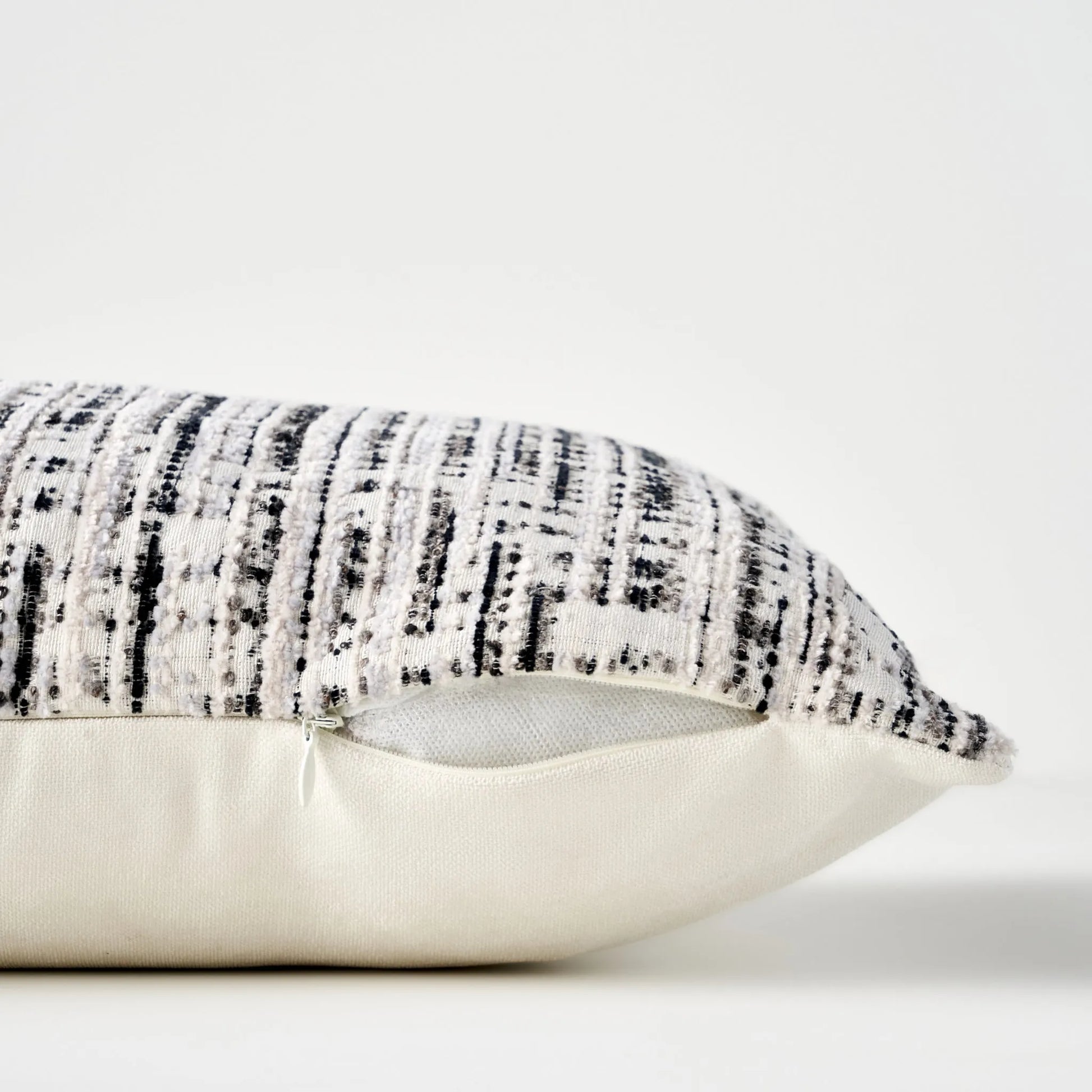 Milan Striped Throw Pillow texture detail