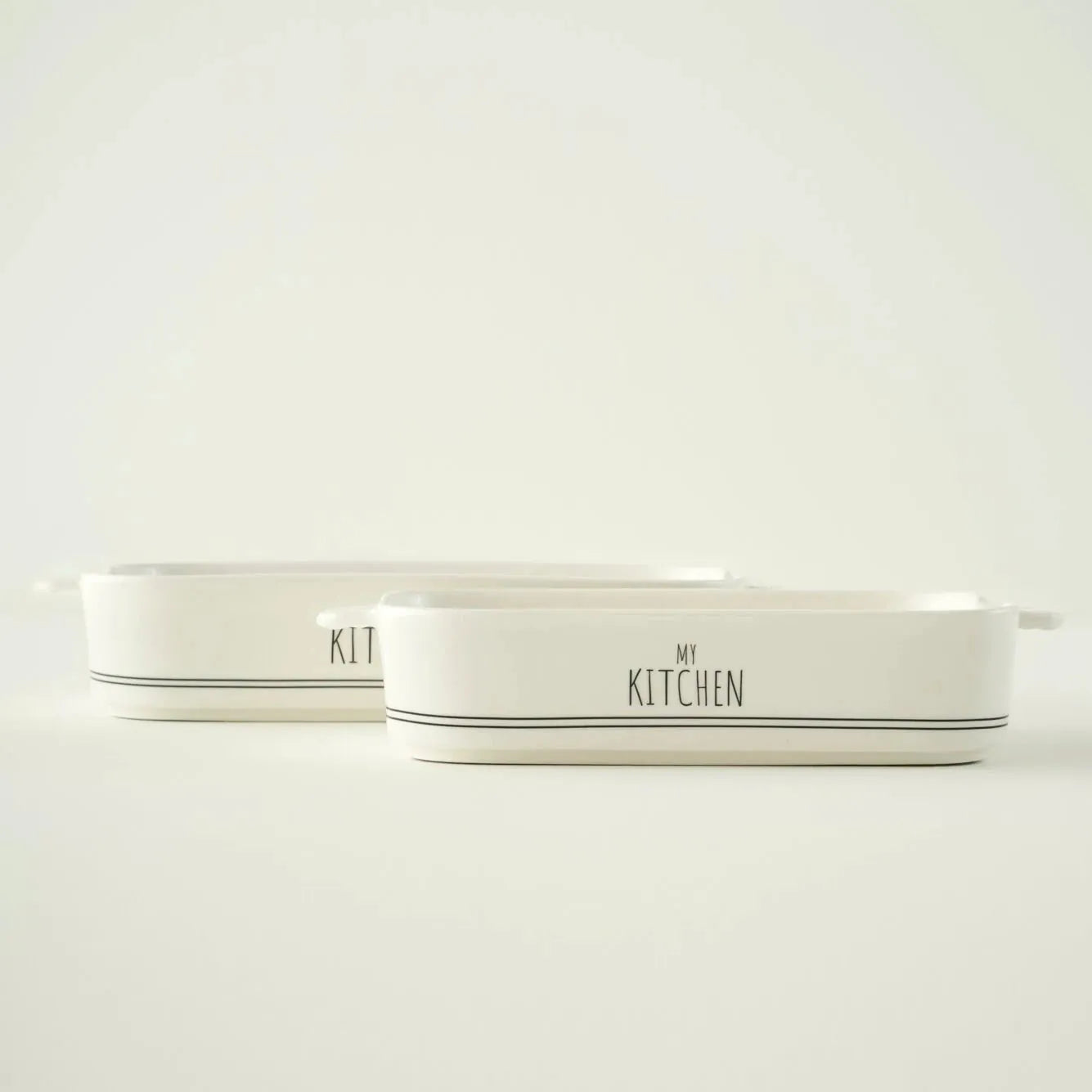 My Kitchen Porcelain Baking Dish design detail