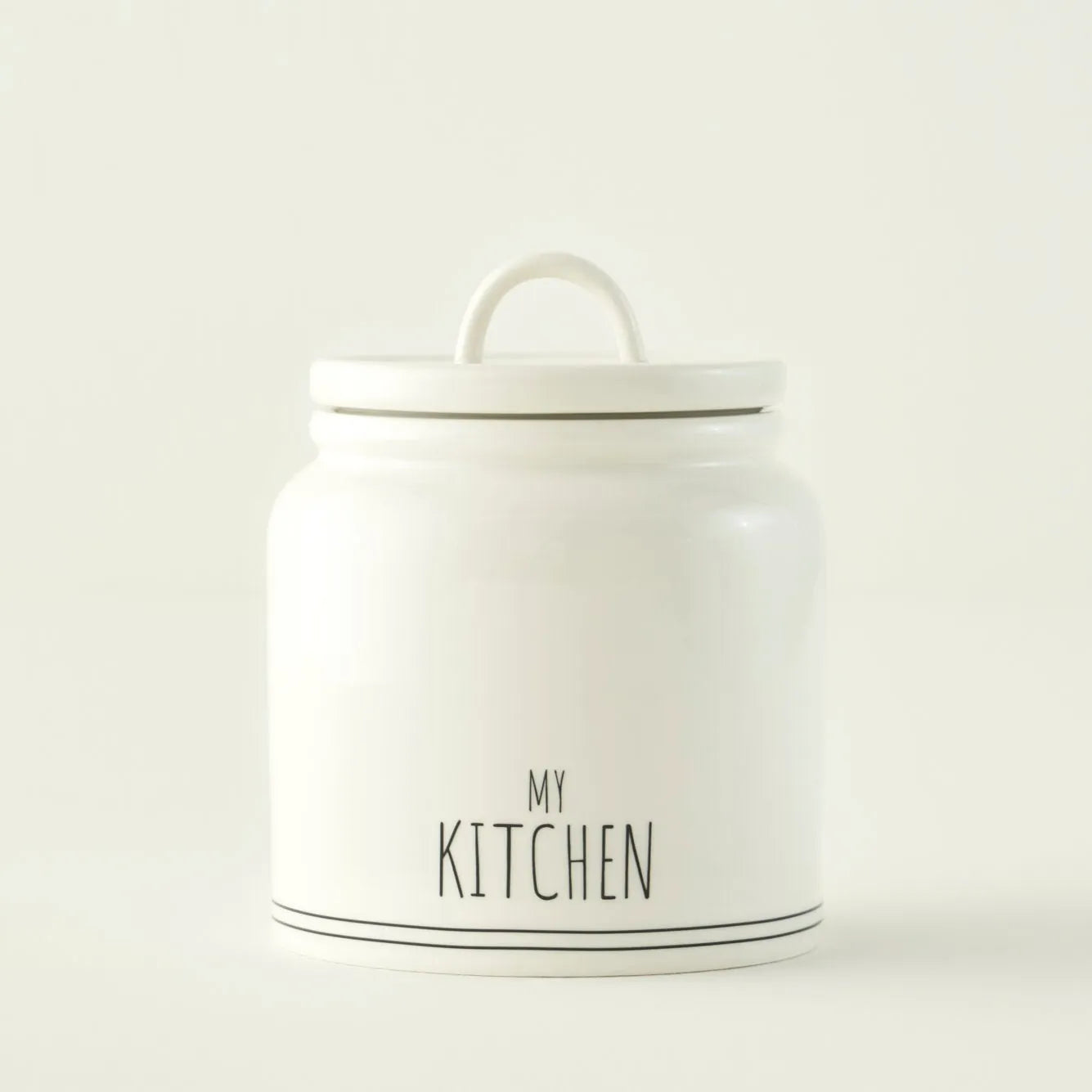 My Kitchen Porcelain Jar detail view