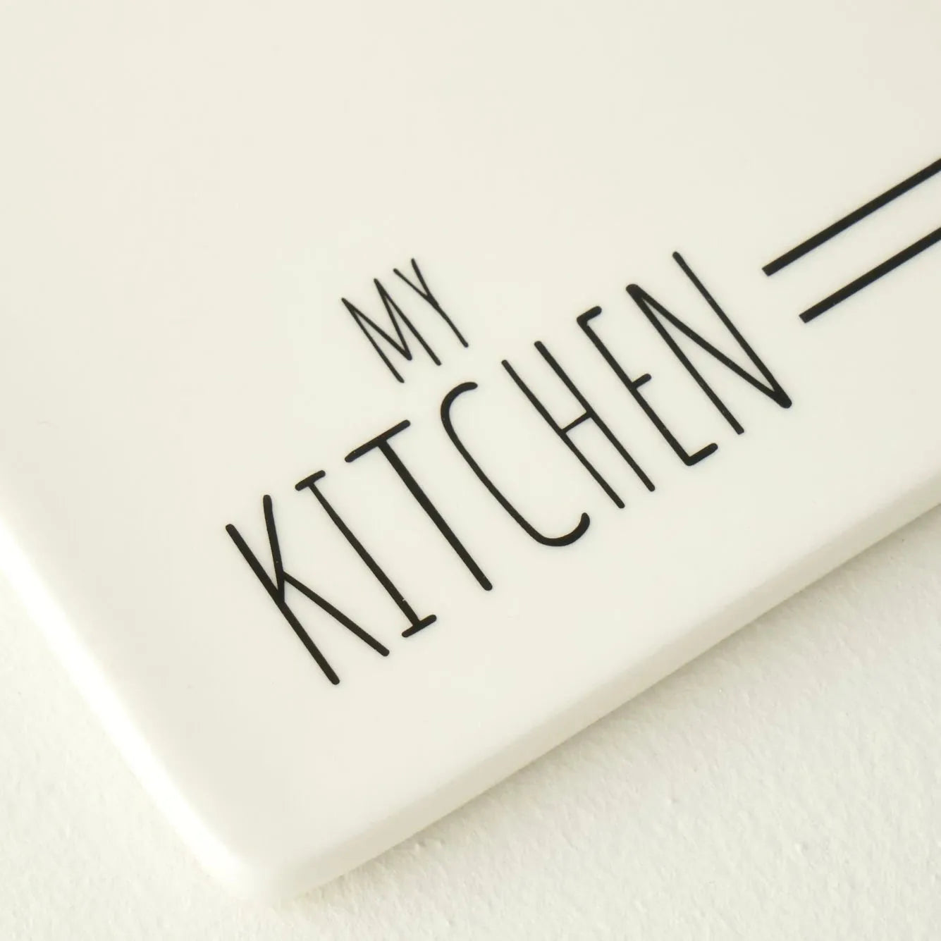 My Kitchen Porcelain Rectangular Cutting Board detail view