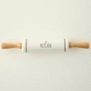 My Kitchen Porcelain Rolling Pin With Wooden Handles