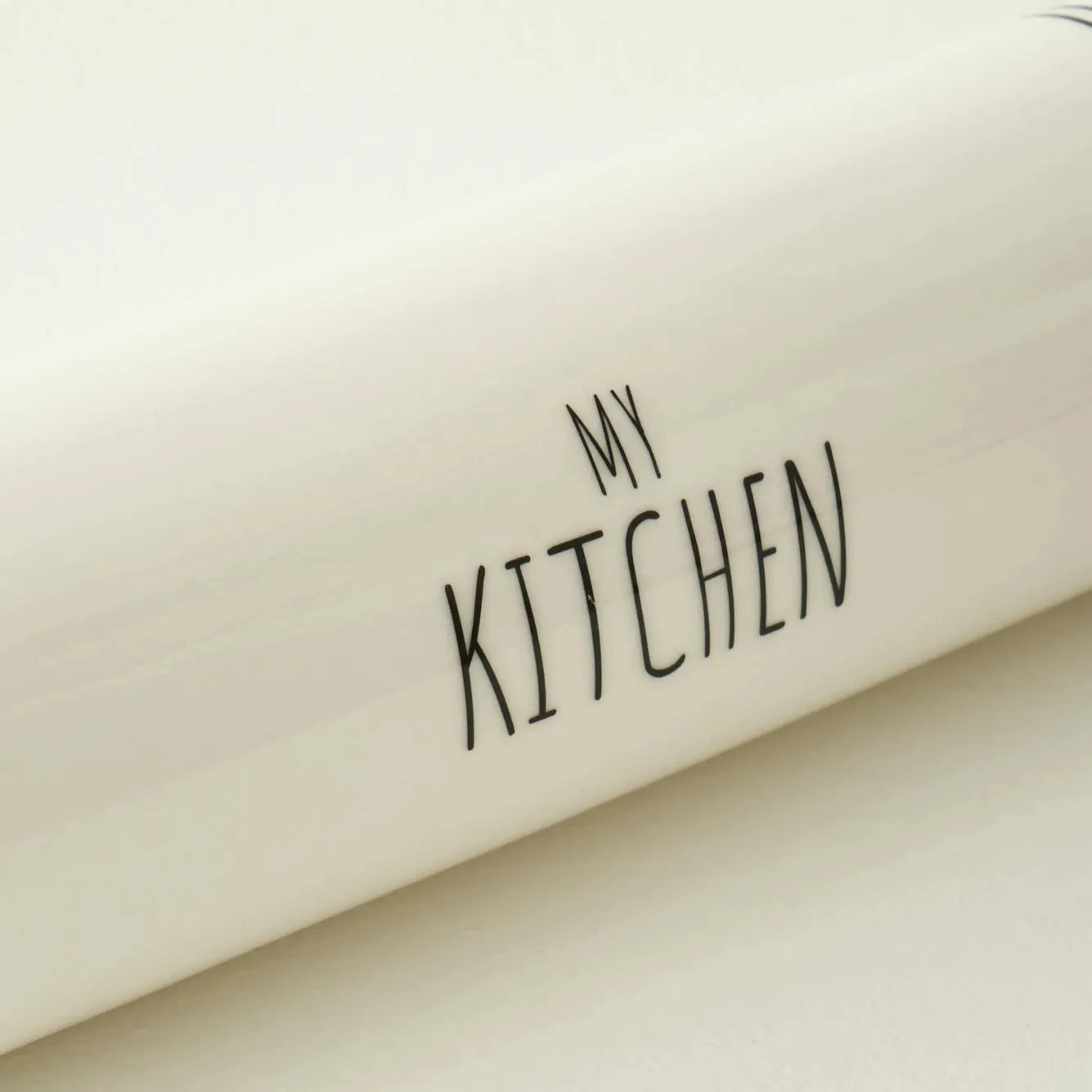My Kitchen Porcelain Rolling Pin With Wooden Handles design detail