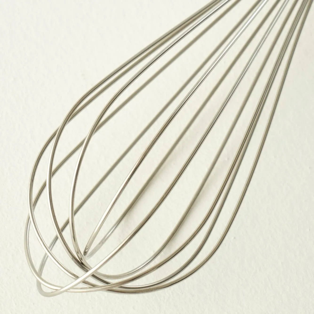 My Kitchen Stainless Steel Whisk With Porcelain Handle detail view