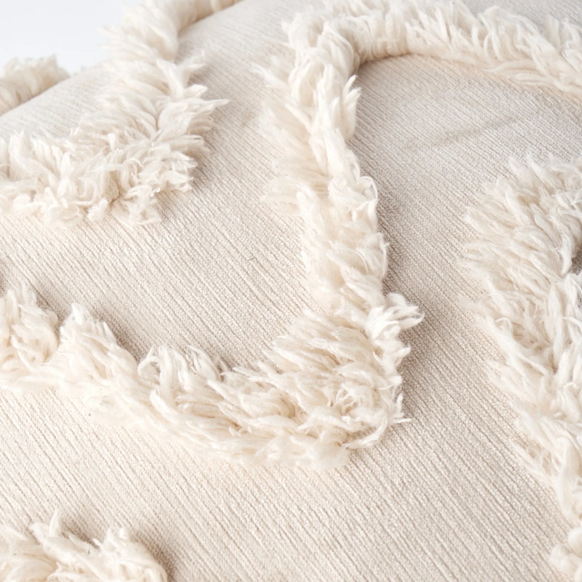 Nate Zig Zag Design Throw Pillow detail view
