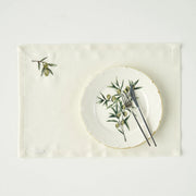 Olive Embroidered Placemat