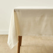 Olive Fringed Edge Tablecloth