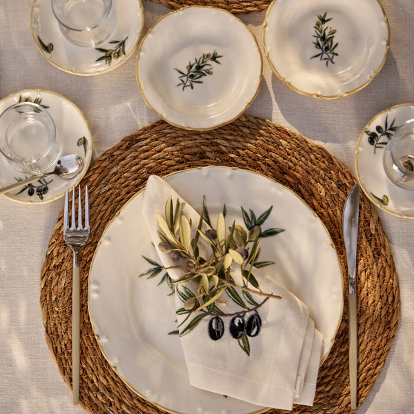 Olive Porcelain Appetizer Dish