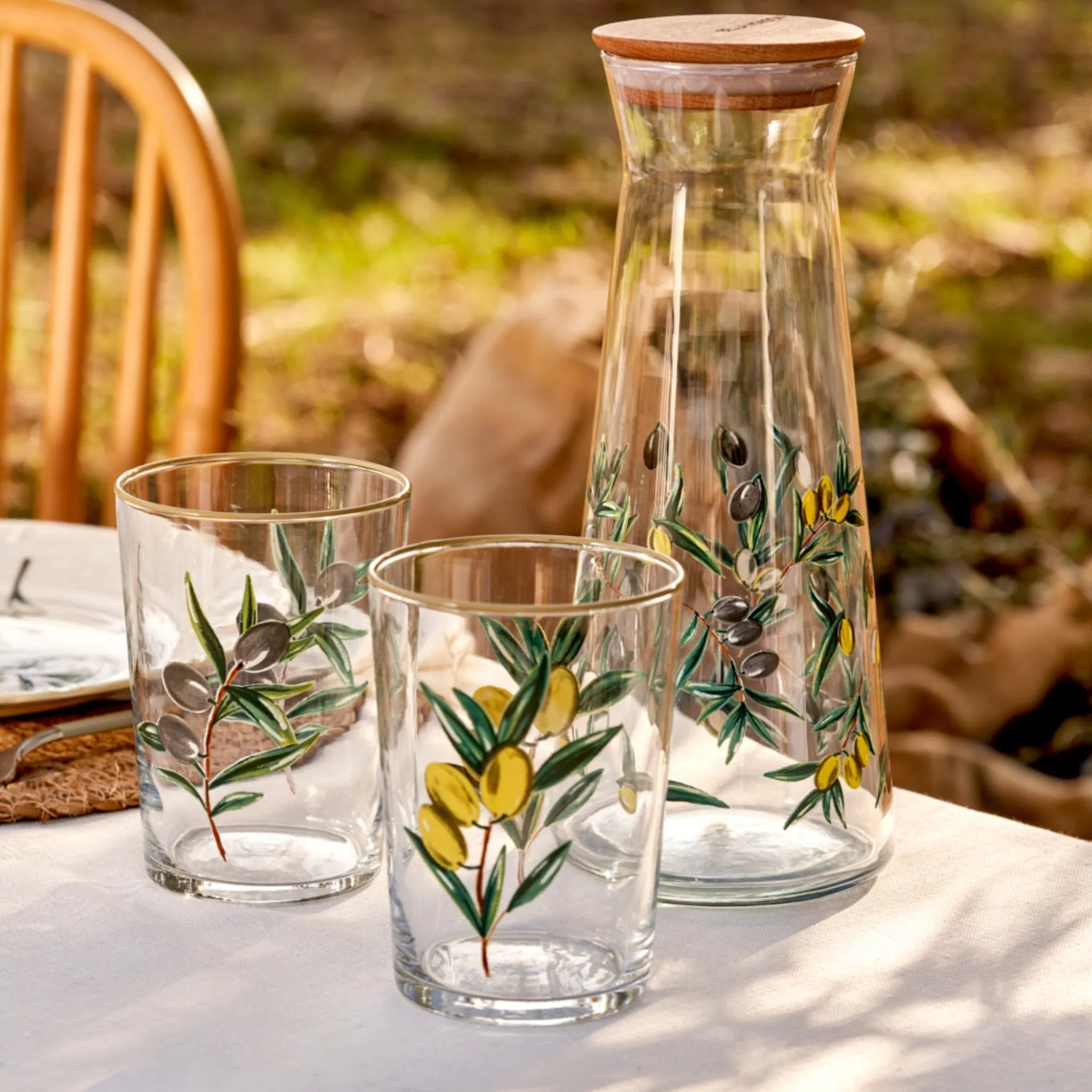 Olive Tumbler design detail