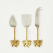 Palm Gold Cheese Knife Set (3-Piece)