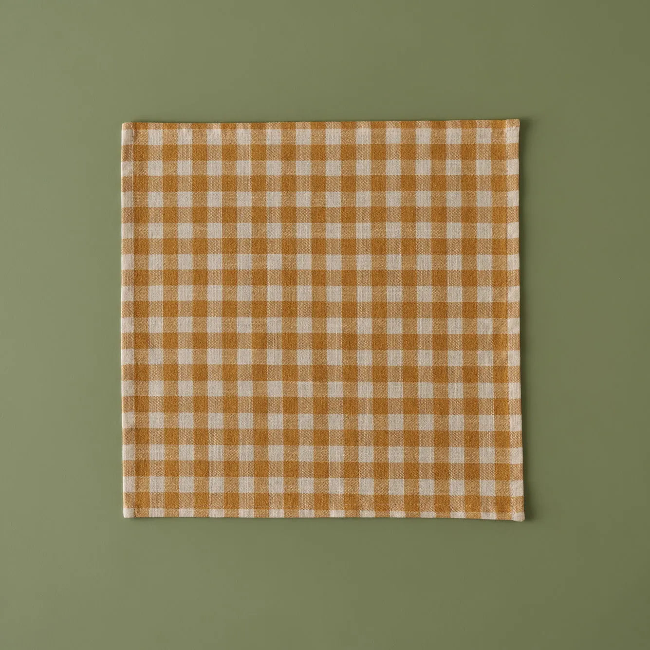 Pavia Gingham Cotton Napkin detail view