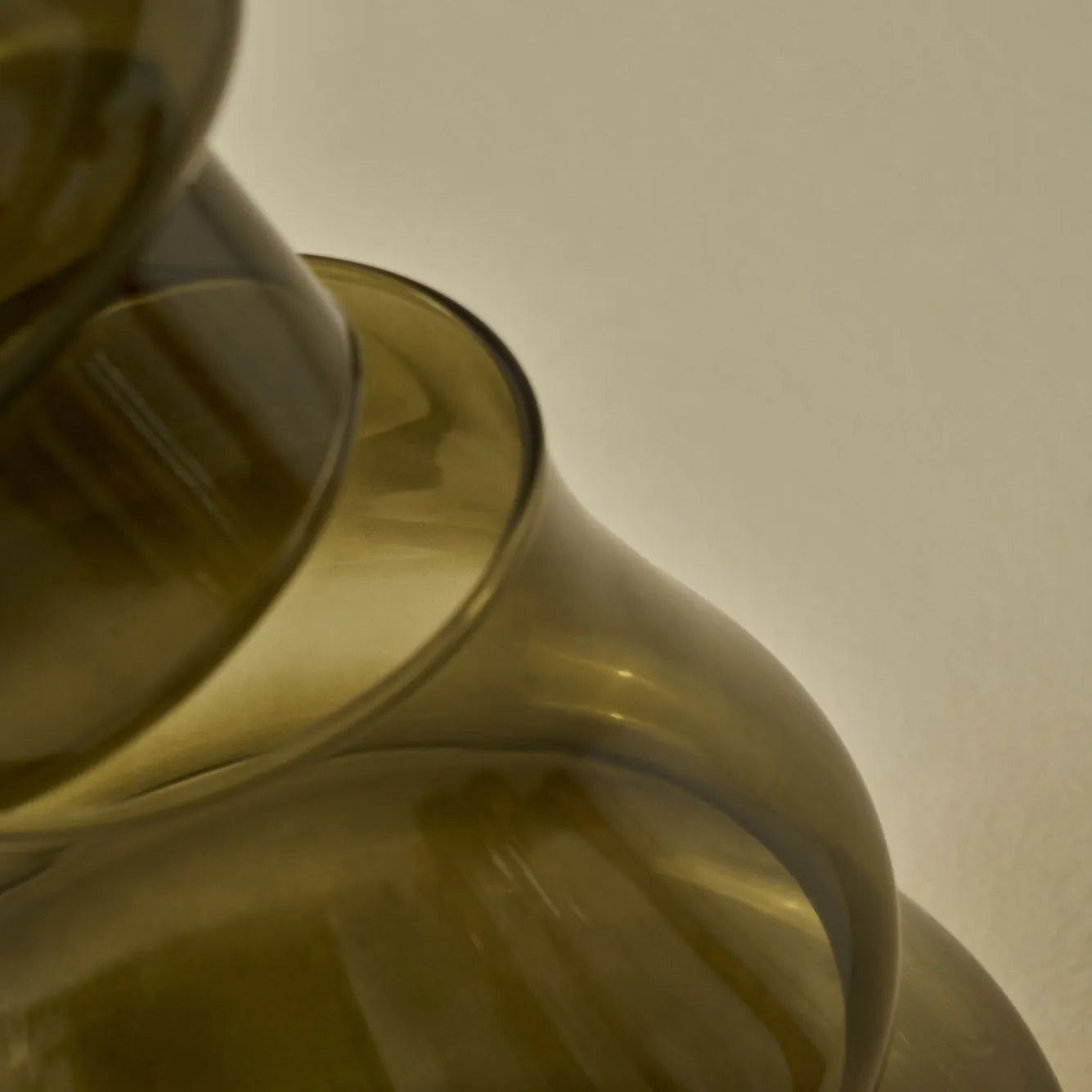 Pine Glass Tree Ornament detail view