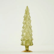 Pine Tree Glass Christmas Ornament