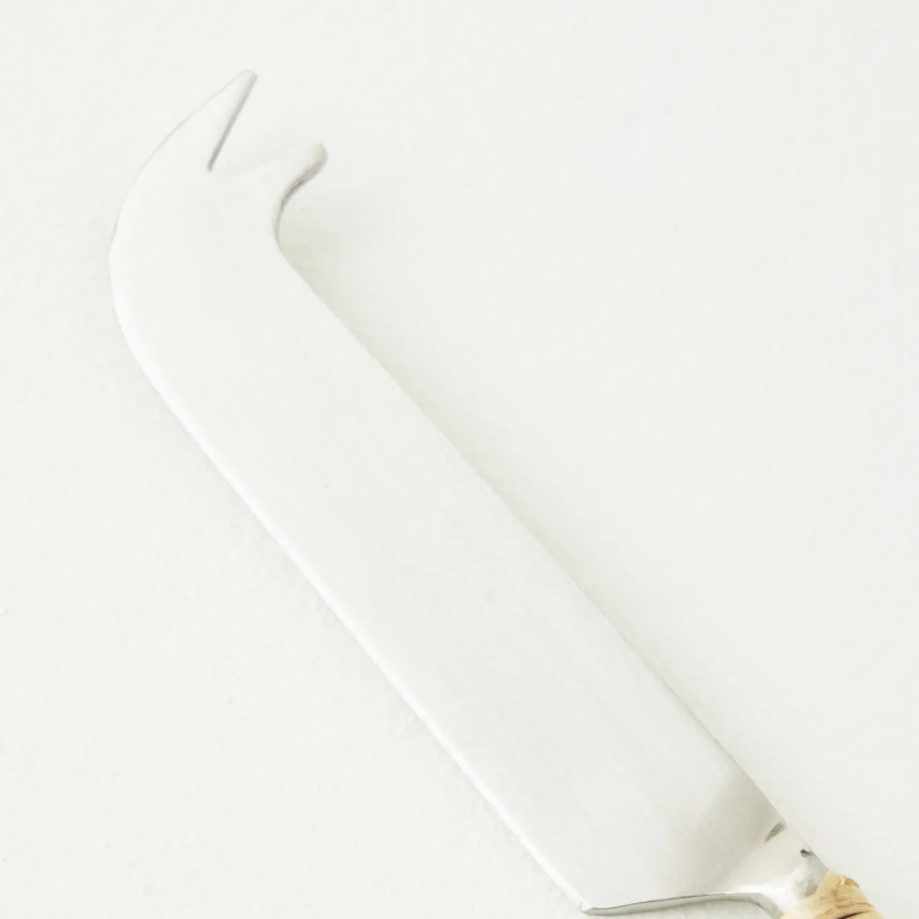 Plovd Cheese Knife Set with Rattan Handles (3 Piece) side view