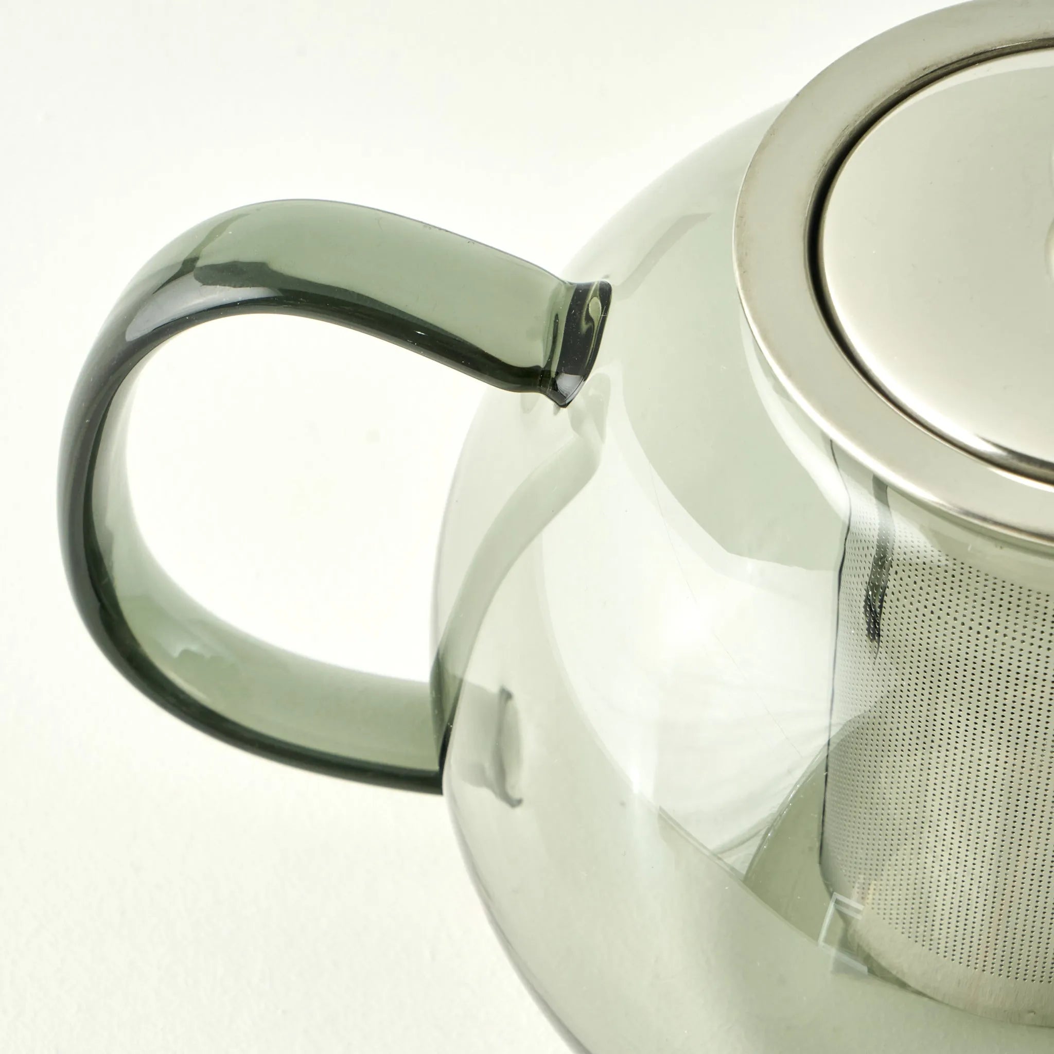 Porky Modern Glass Teapot texture detail