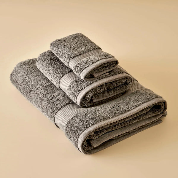 Premium Dorita Cotton Bath Towel - Anthracite