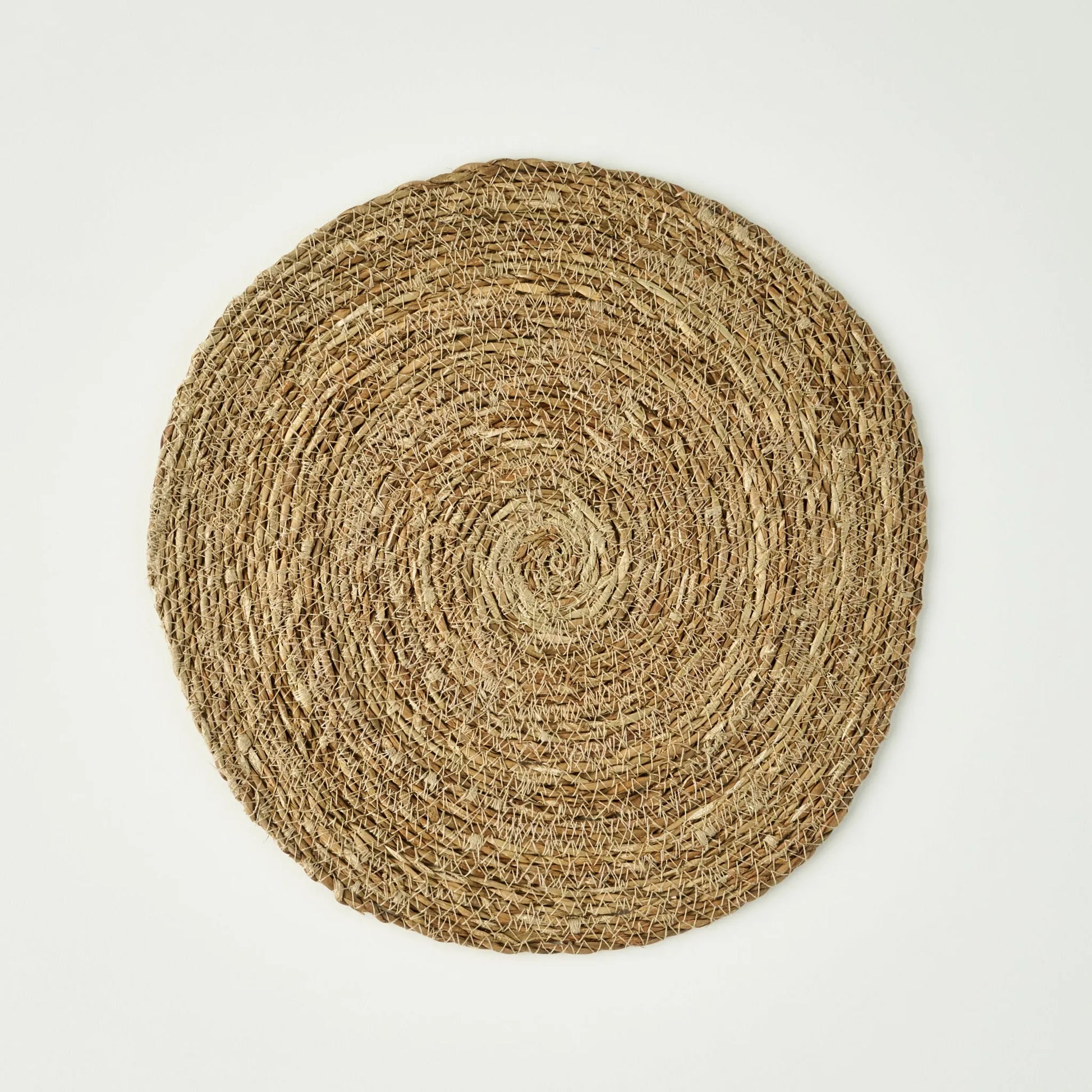 Rafe Rattan Round Placemat detail view