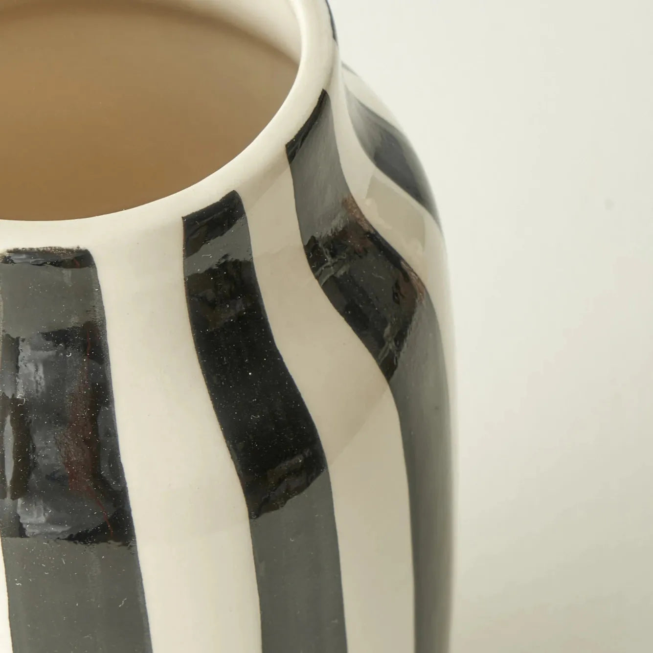 Rise Stoneware Decorative Vase side view