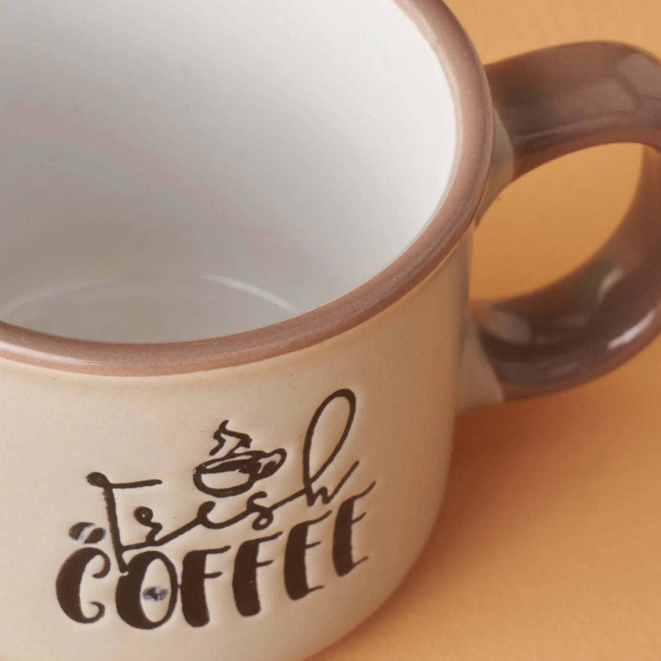 Savor Stoneware Mug design detail