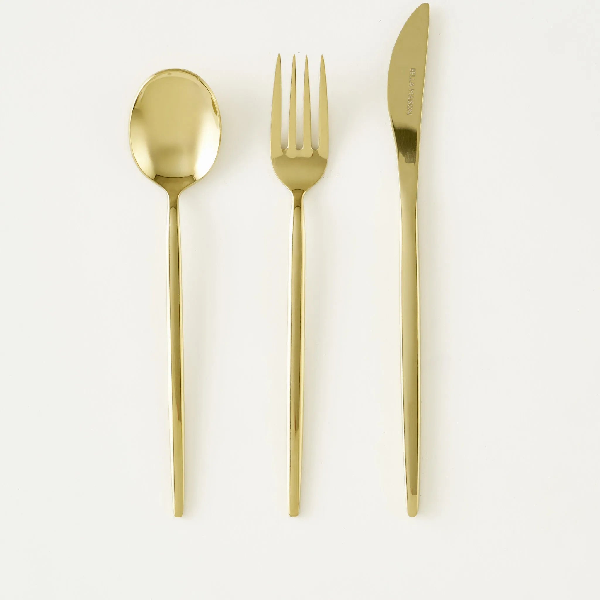 Siena 18-Piece Gold Flatware Set