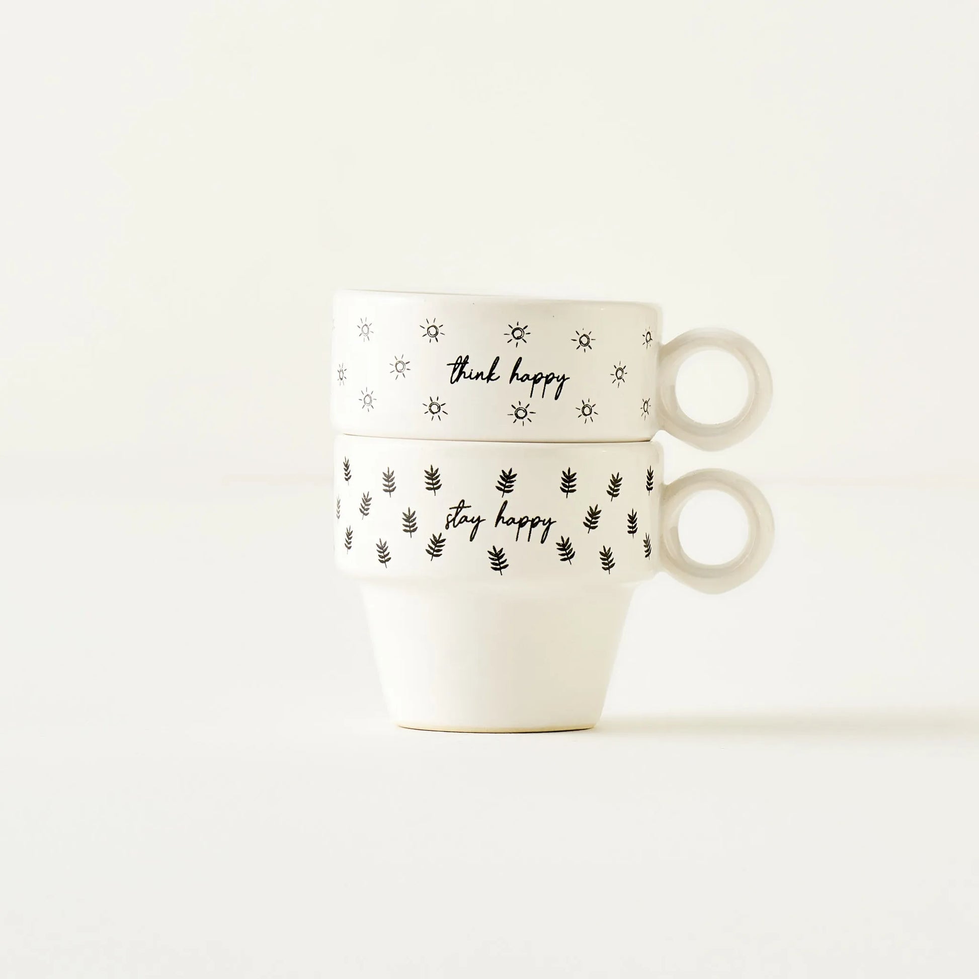 Simple Ceramic Espresso Cup (Set of 2)