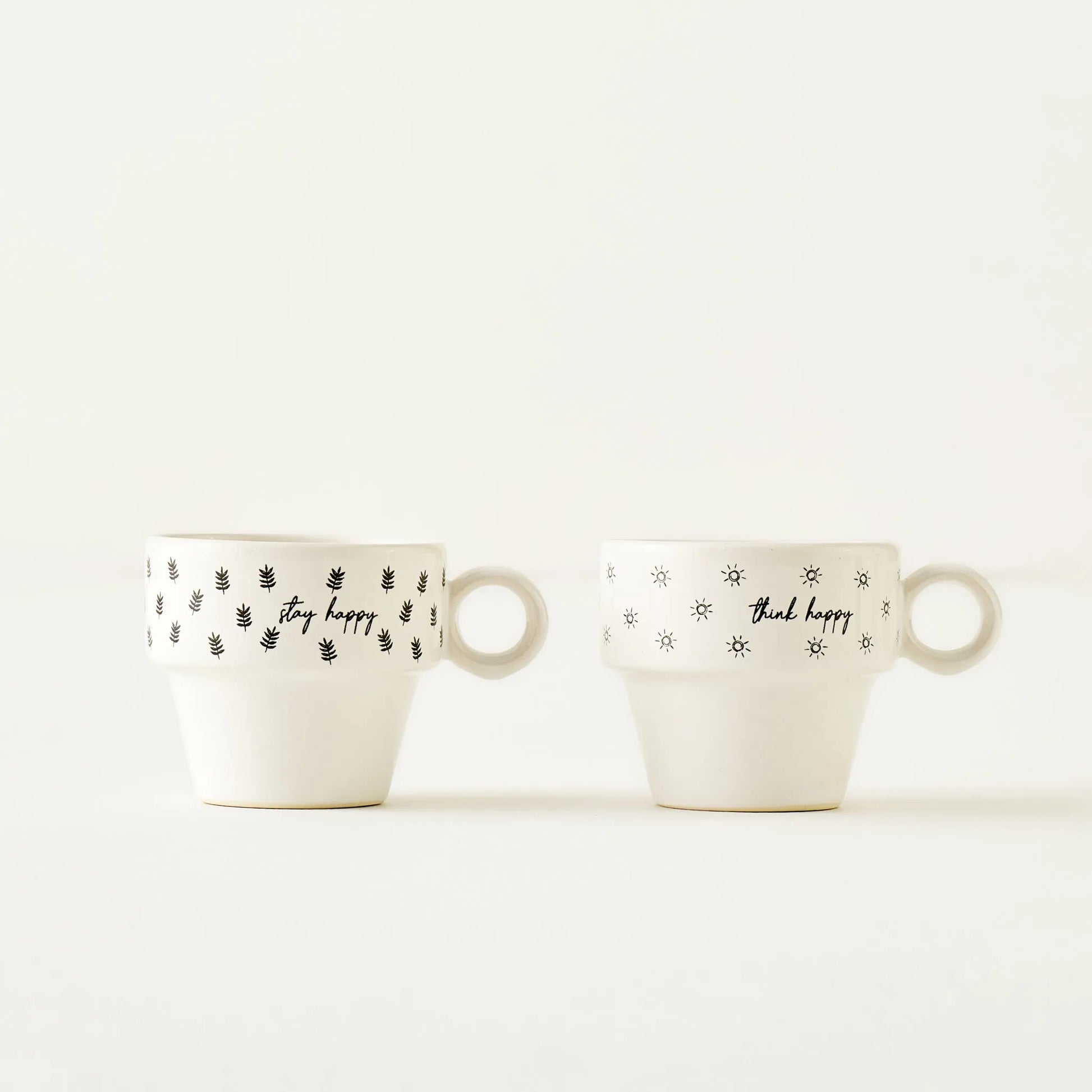 Simple Ceramic Espresso Cup (Set of 2) detail view