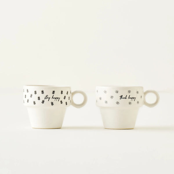 Simple Ceramic Espresso Cup (Set of 2)