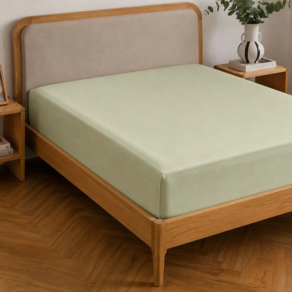 Cotton Sateen Fitted Sheet