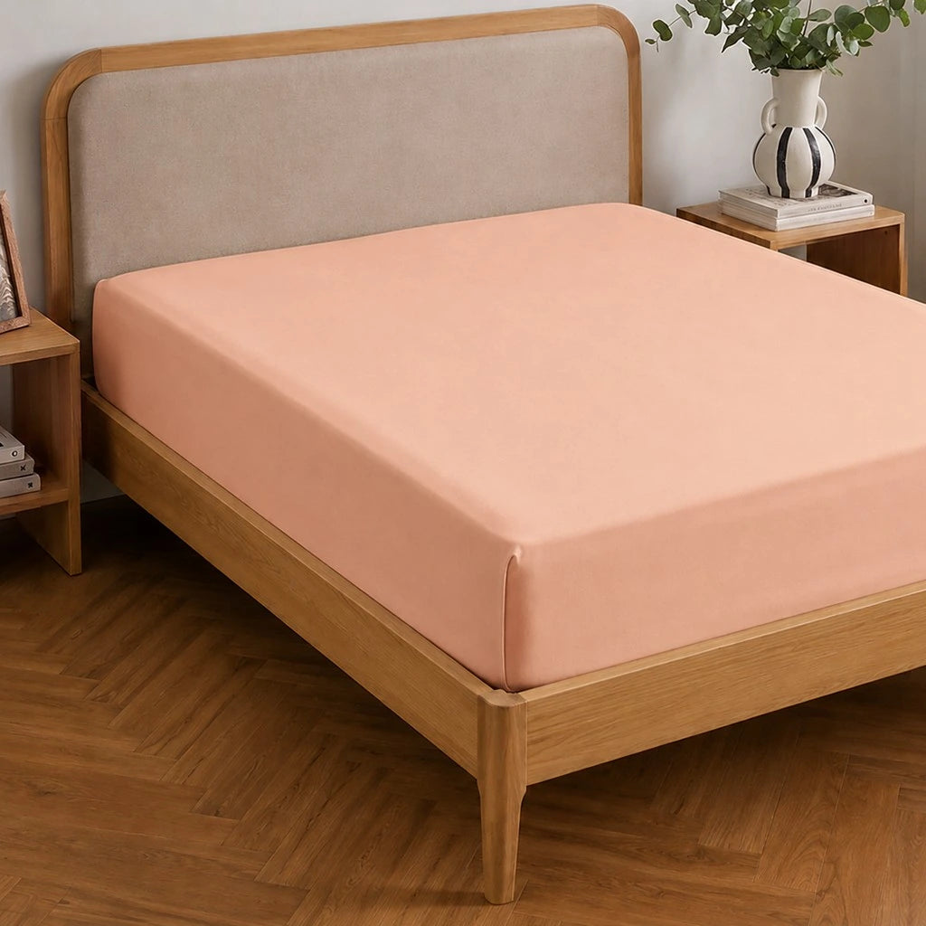 Cotton Sateen Fitted Sheet