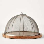 Spark Wooden Cake Stand with Dome