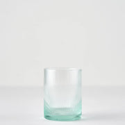 Stripe Ribbed Green Tumbler