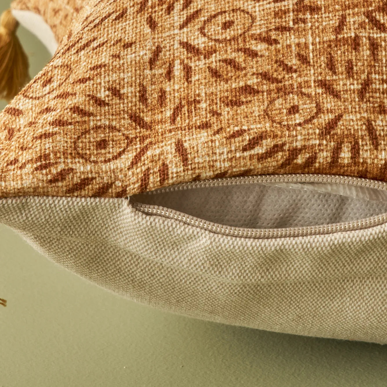 Sun Throw Pillow texture detail