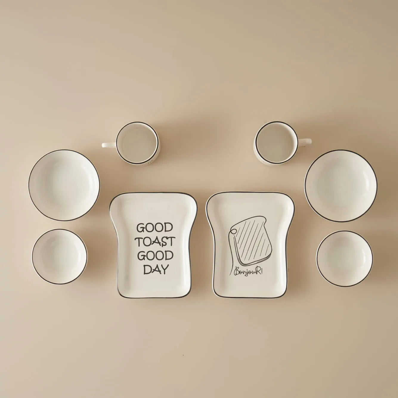 Toast Breakfast Set (8 Pieces) detail view