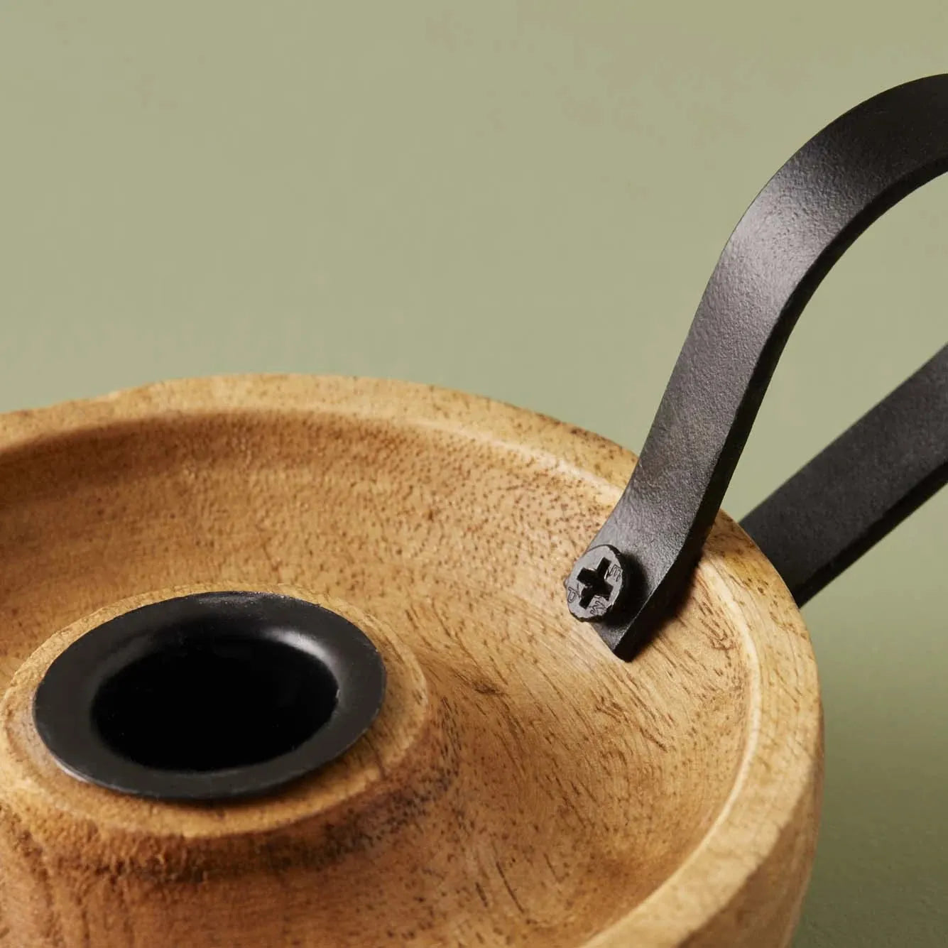 Truro Mango Candle Holder texture detail