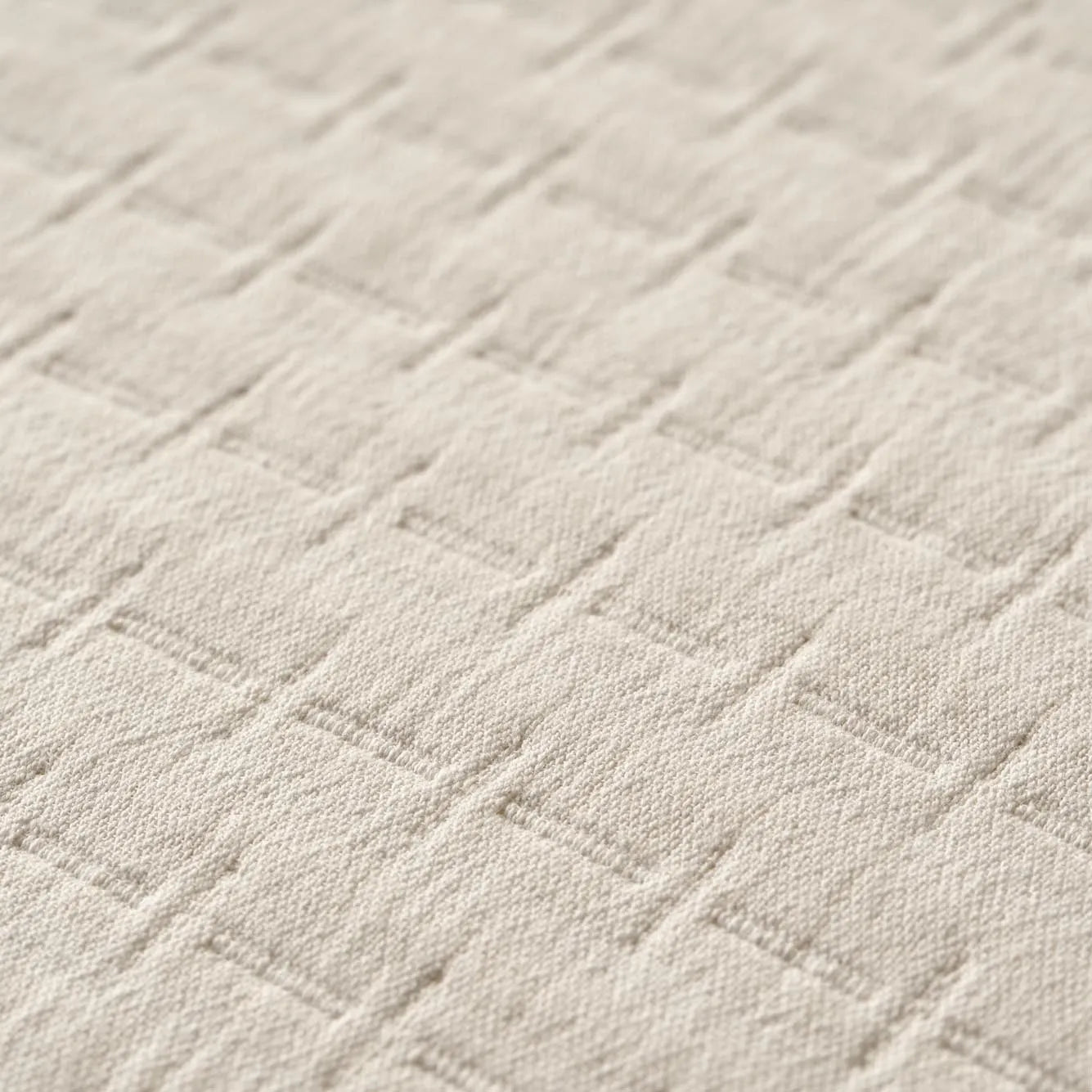 Vintage Coverlet with Shams side view